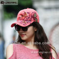 Topi bisbol mode bordir kupu-kupu Lady&#39;s washed